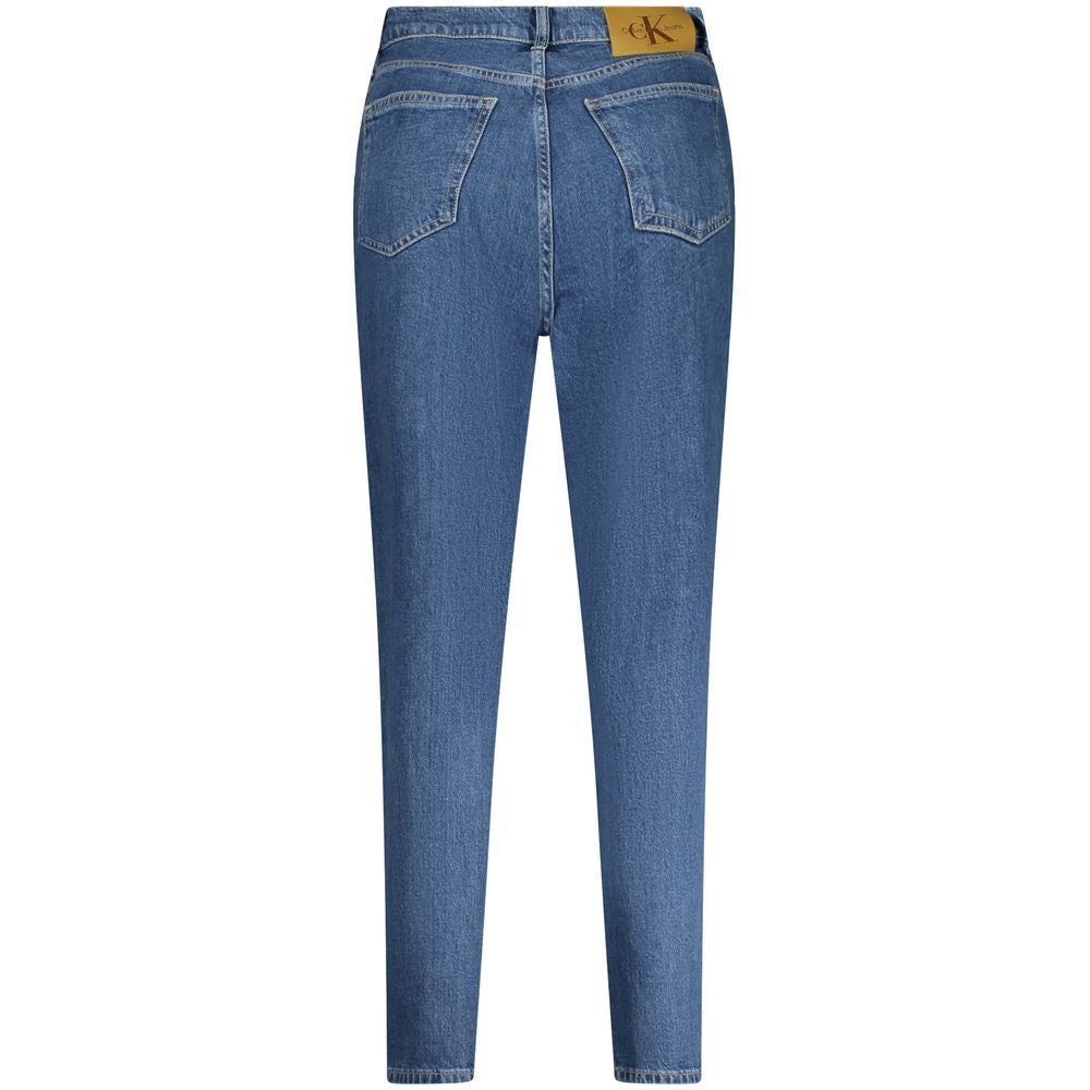 Calvin Klein Blue Cotton Jeans & Pant