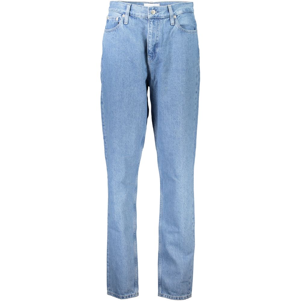Calvin Klein Blue Cotton Jeans & Pant