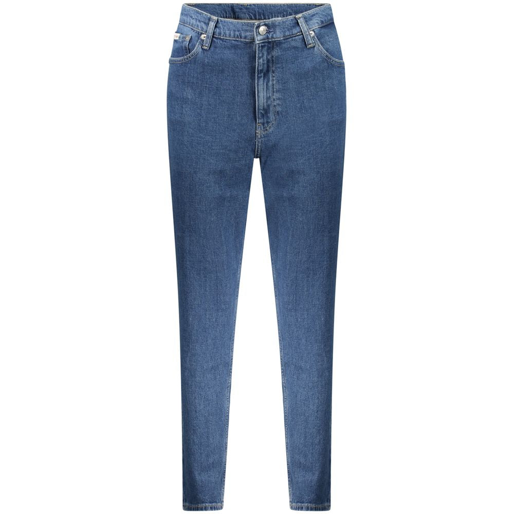 Calvin Klein Blue Cotton Jeans & Pant