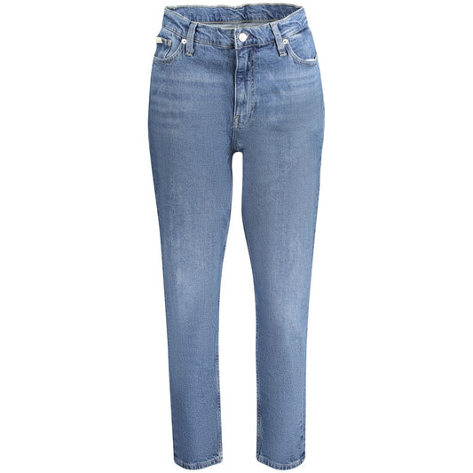 Calvin Klein Blue Cotton Jeans & Pant