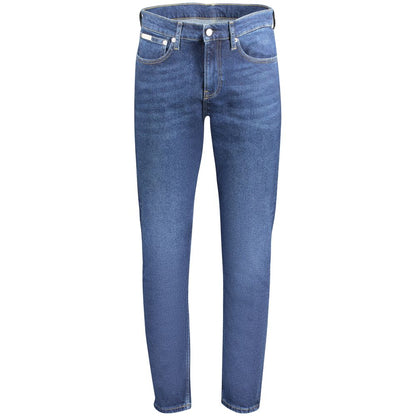 Calvin Klein Blue Cotton Men Jeans