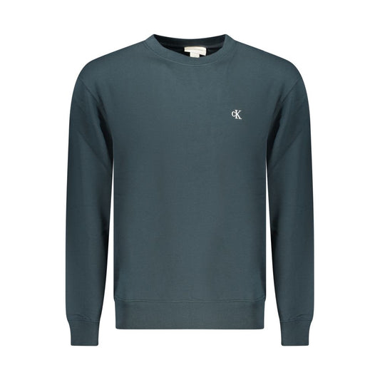 Calvin Klein Blue Cotton Men Sweatshirt