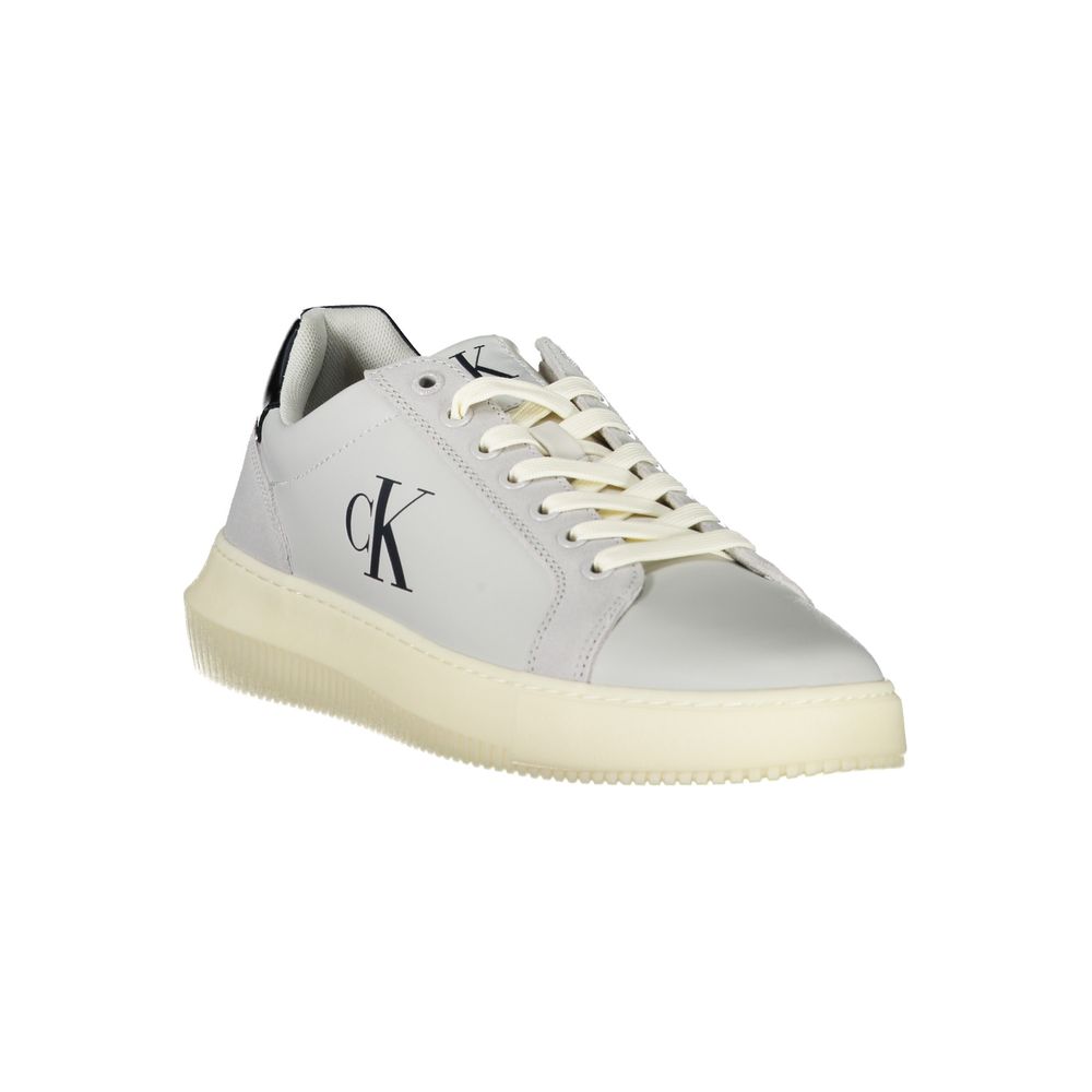 Calvin Klein Gray Polyethylene Men Sneakers