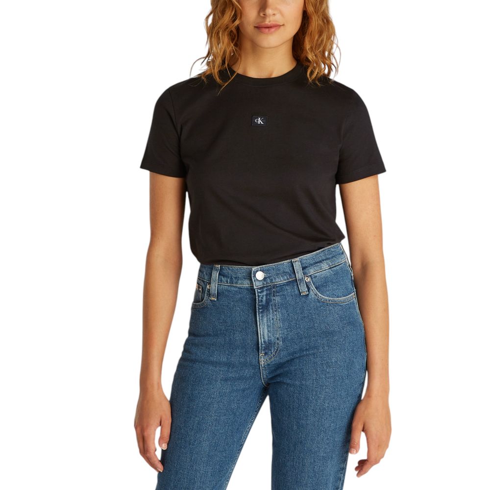 Calvin Klein Jeans Black Recycled Cotton T-Shirt