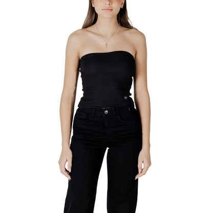 Calvin Klein Jeans Black Recycled Cotton Top