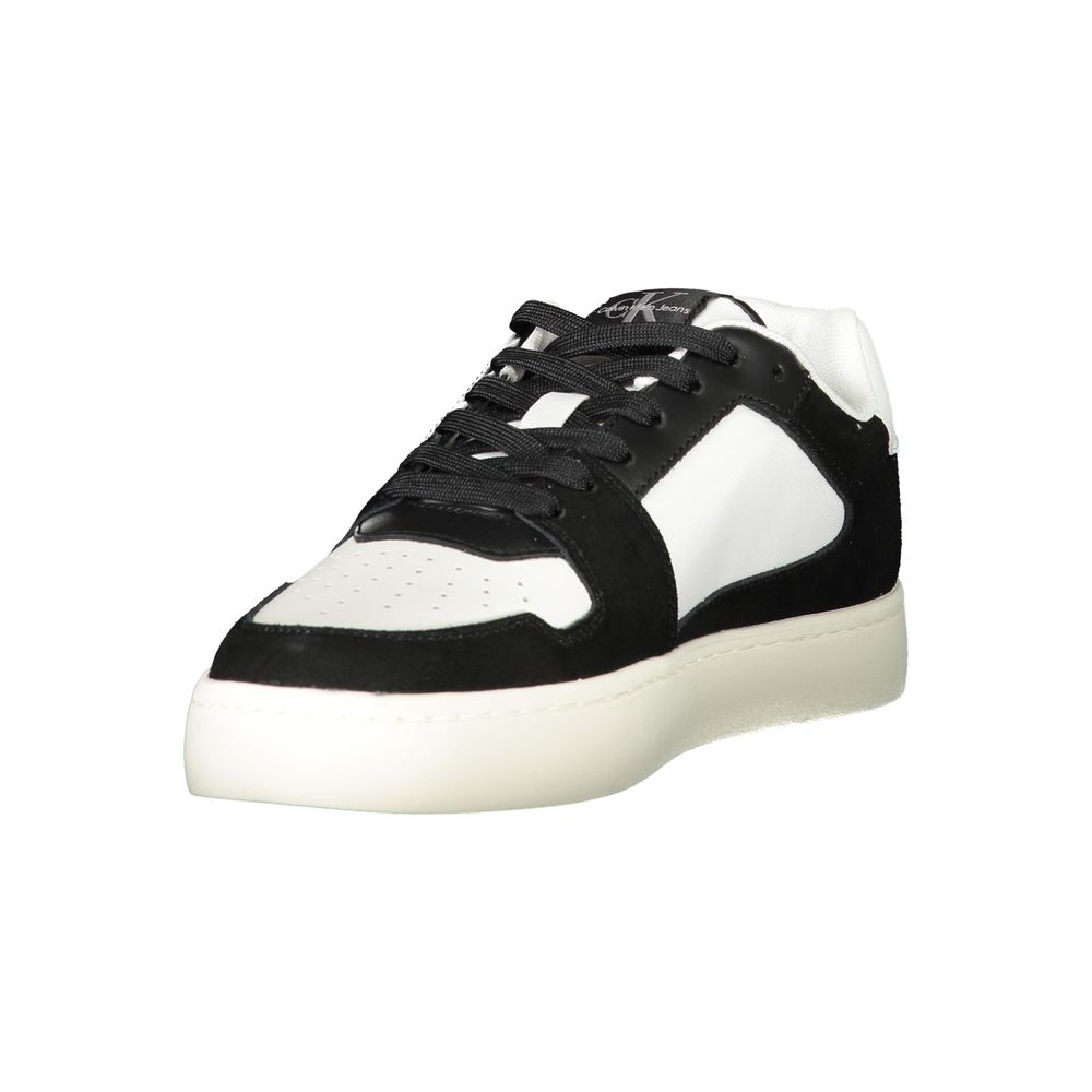 Calvin Klein White Leather Men Sneakers
