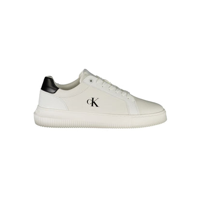 Calvin Klein White Leather Men Sneakers