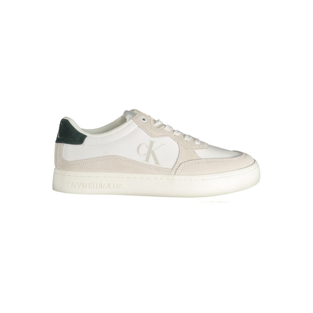 Calvin Klein White Leather Men Sneakers