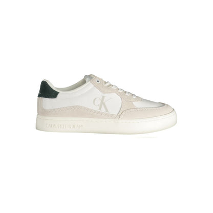Calvin Klein White Leather Men Sneakers