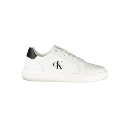 Calvin Klein White Leather Men Sneakers