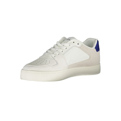Calvin Klein White Leather Mens Sneakers
