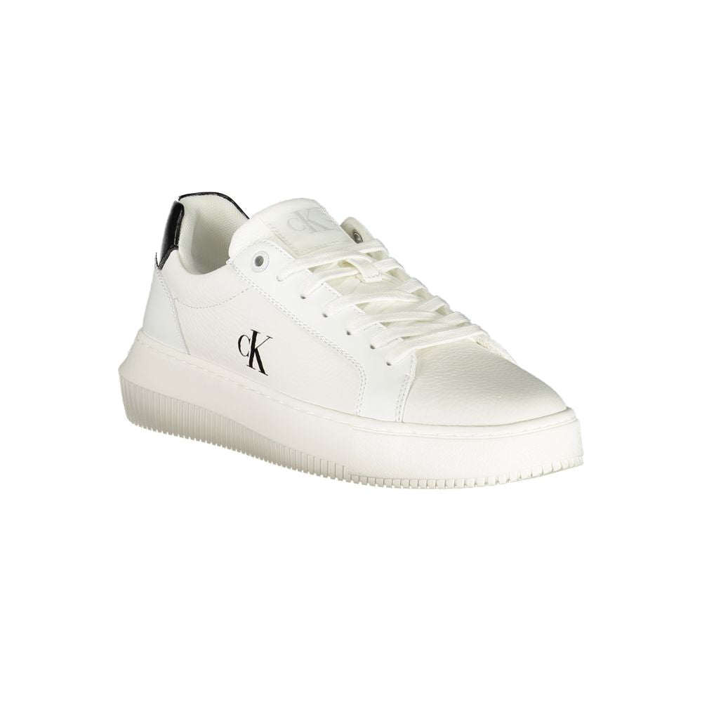 Calvin Klein White Leather Women Sneakers