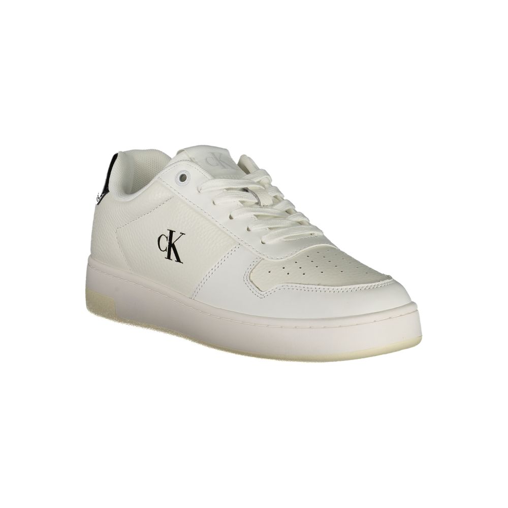 Calvin Klein White Leather Women Sneakers