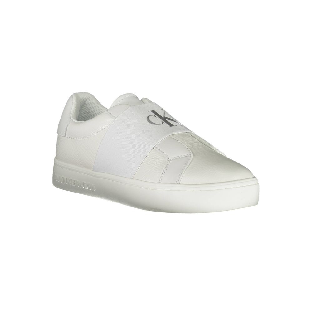 Calvin Klein White Leather Women Sneakers