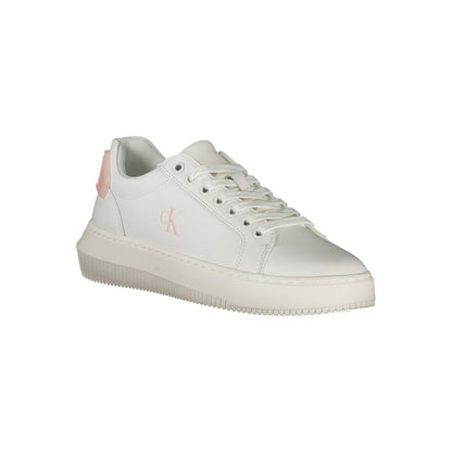 Calvin Klein White Leather Women Sneakers