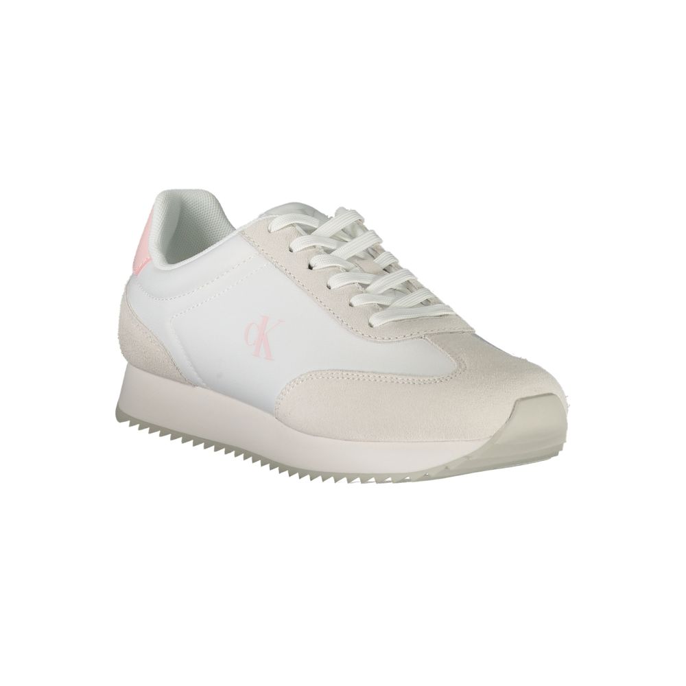 Calvin Klein White Leather Women Sneakers