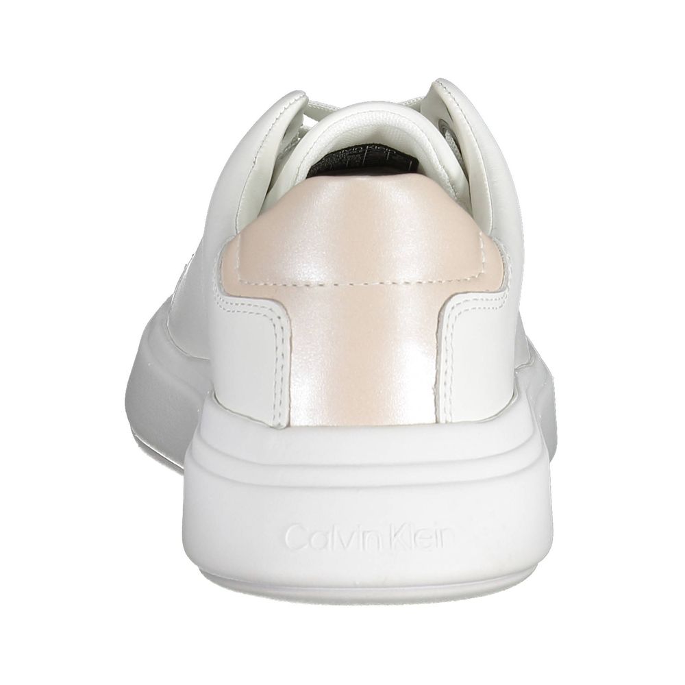 Calvin Klein White Leather Women Sneakers