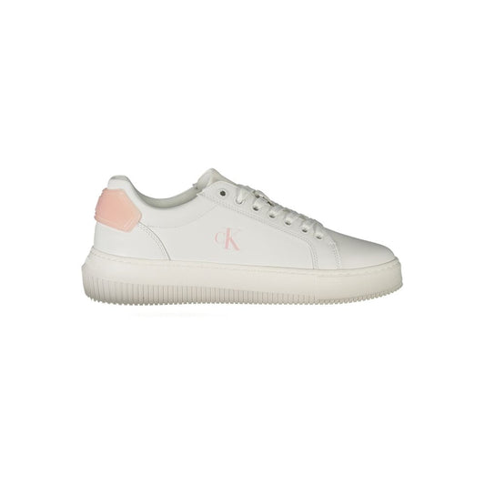 Calvin Klein White Leather Women Sneakers