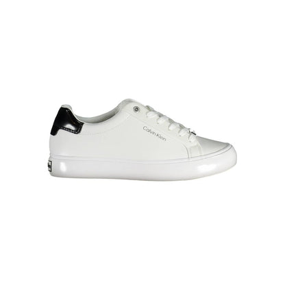 Calvin Klein White Leather Women Sneakers