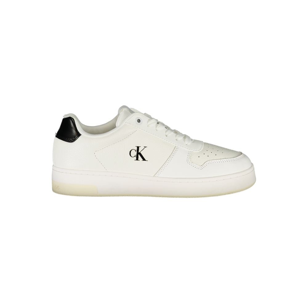 Calvin Klein White Leather Women Sneakers