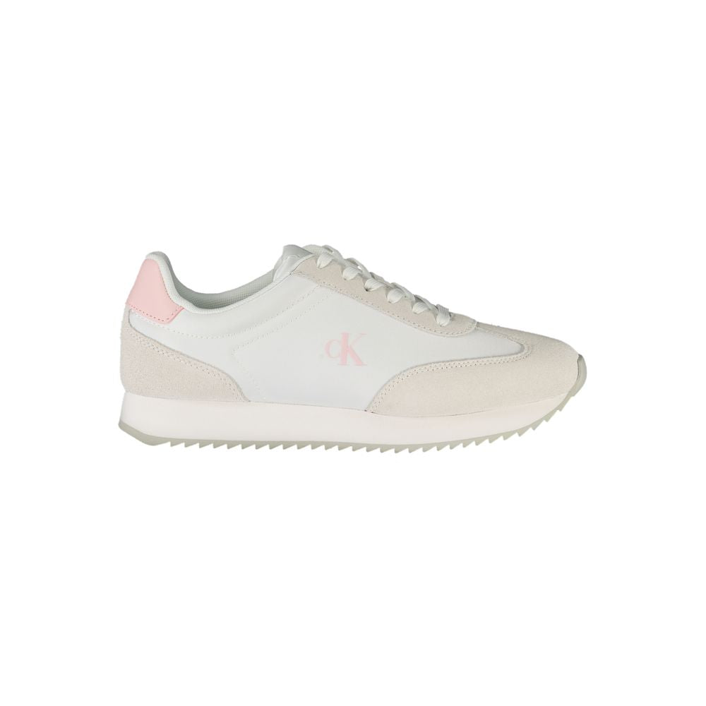 Calvin Klein White Leather Women Sneakers