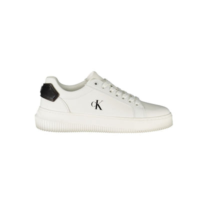 Calvin Klein White Leather Women Sneakers