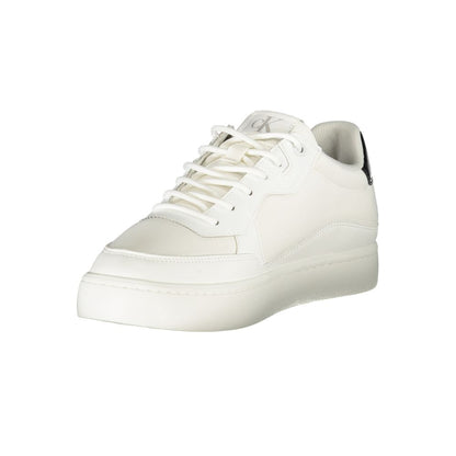 Calvin Klein White Polyester Men Sneakers