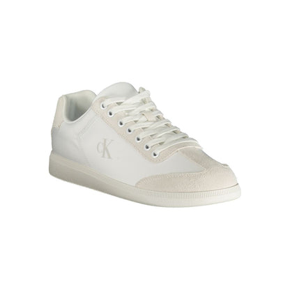 Calvin Klein White Polyester Men's Sneakers