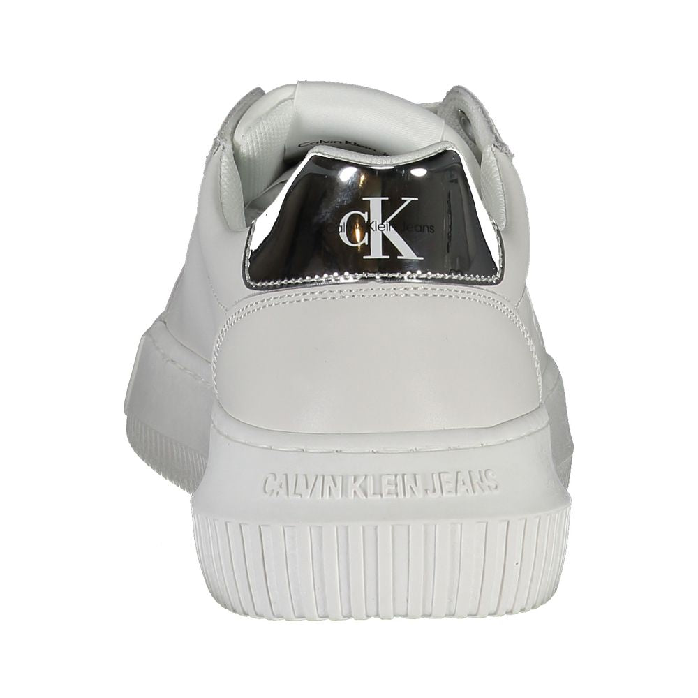 Calvin Klein White Polyester Sneakers