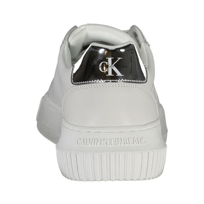 Calvin Klein White Polyester Sneakers