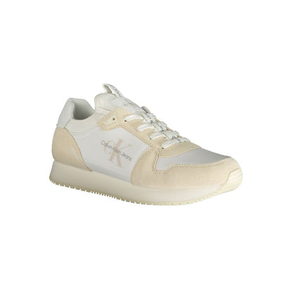 Calvin Klein White Polyester Sneakers