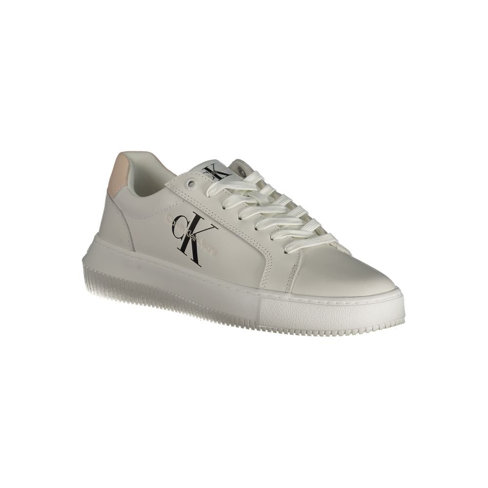 Calvin Klein White Polyester Sneakers