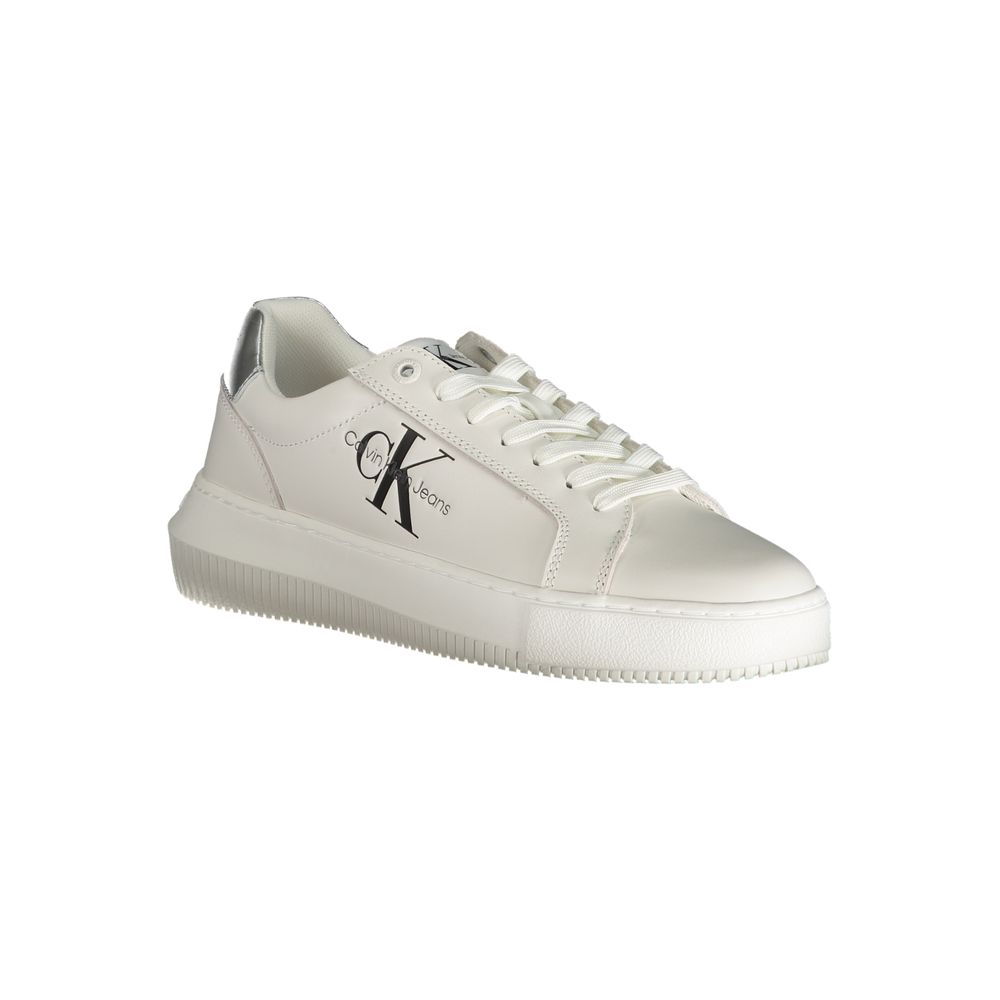 Calvin Klein White Polyester Sneakers