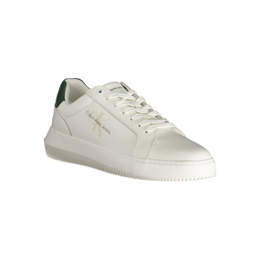 Calvin Klein White Polyester Sneakers