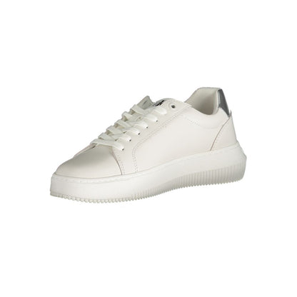 Calvin Klein White Polyester Sneakers