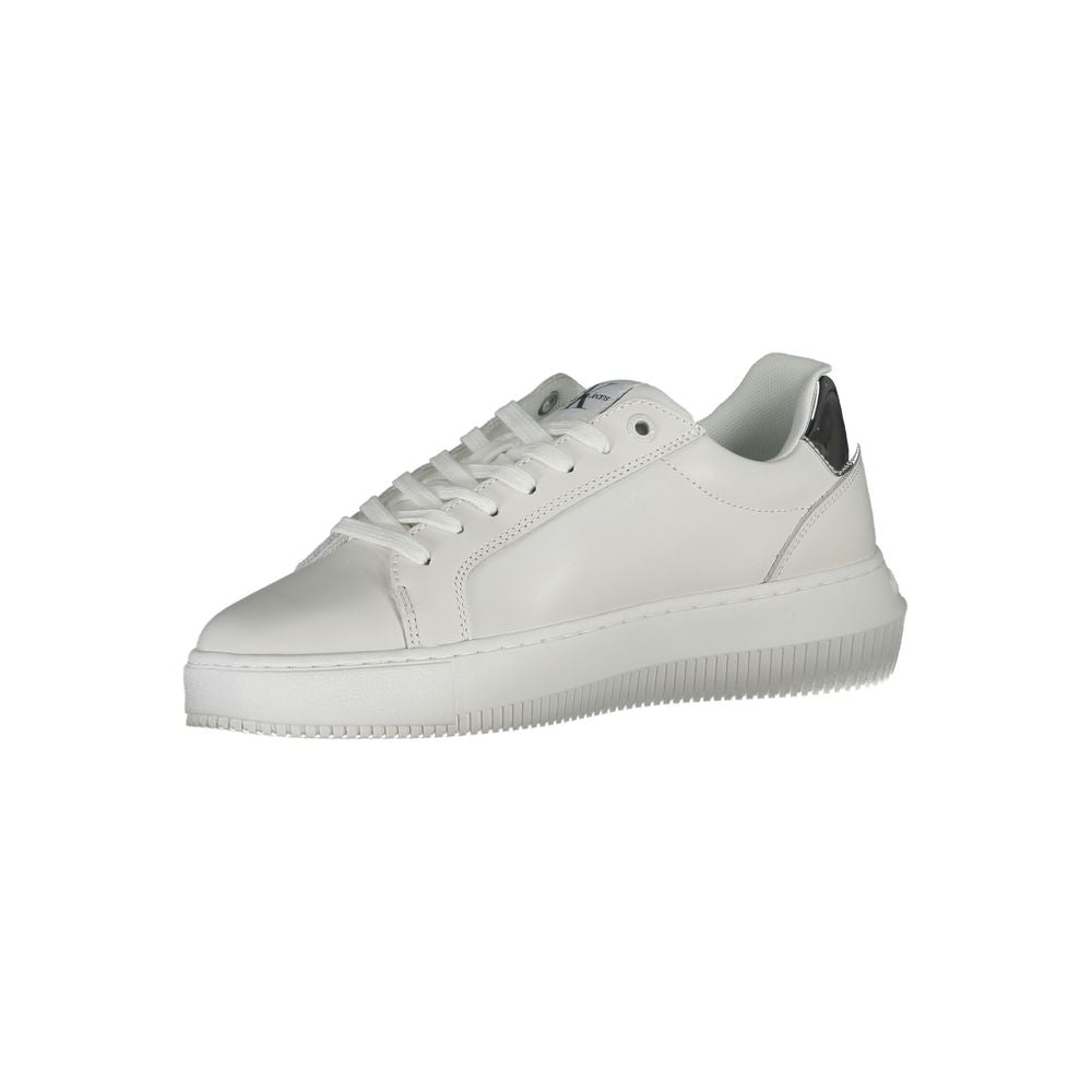 Calvin Klein White Polyester Sneakers