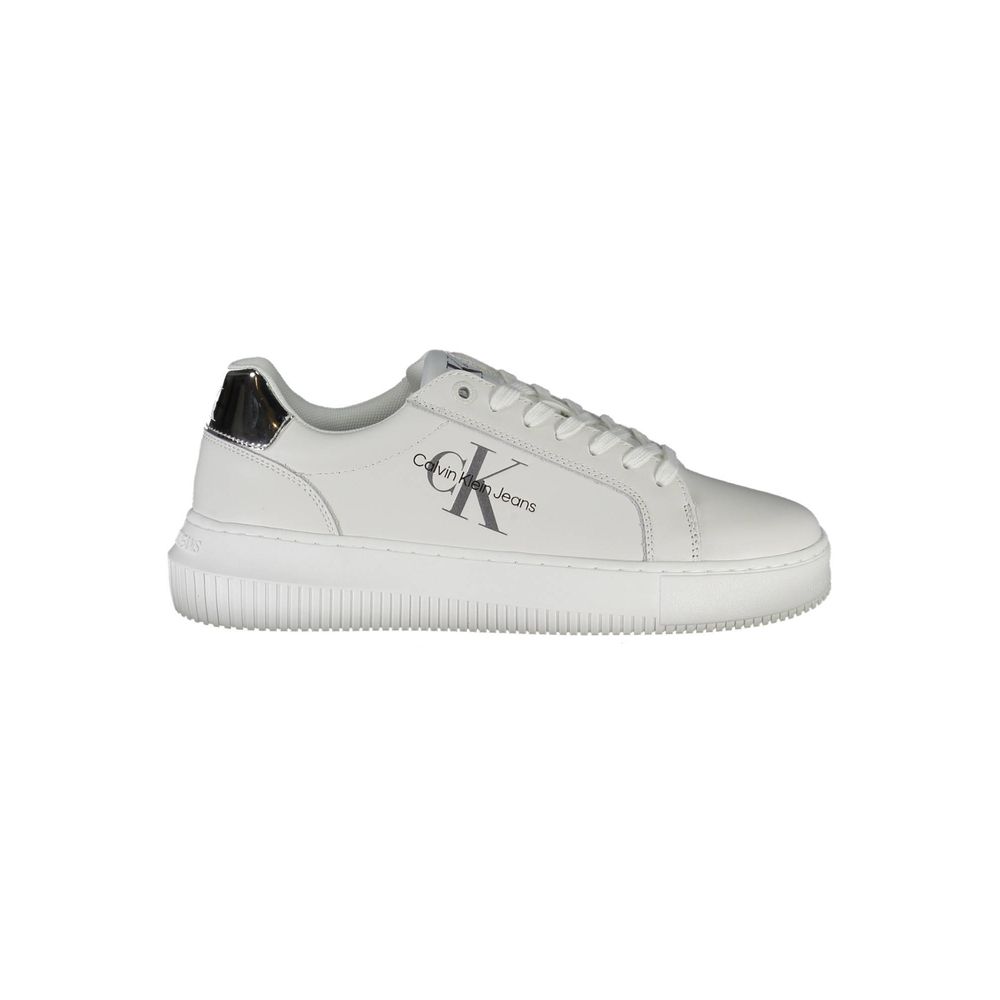 Calvin Klein White Polyester Sneakers