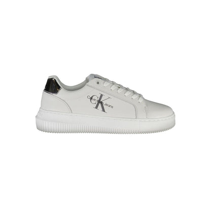 Calvin Klein White Polyester Sneakers