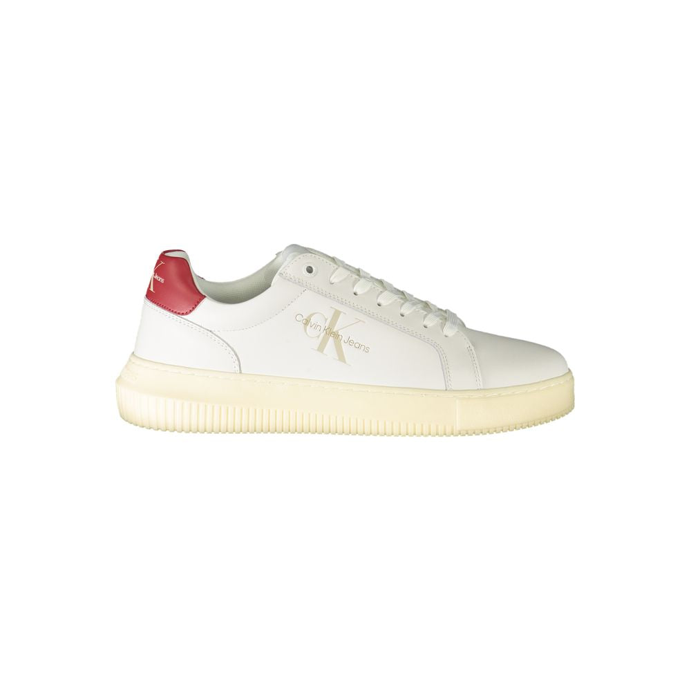 Calvin Klein White Polyester Sneakers