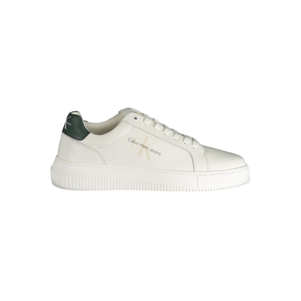 Calvin Klein White Polyester Sneakers