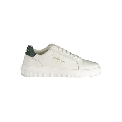 Calvin Klein White Polyester Sneakers
