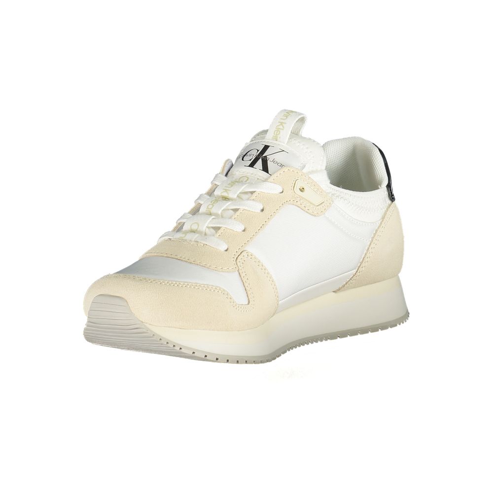 Calvin Klein White Polyester Women Sneakers