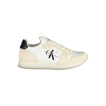 Calvin Klein White Polyester Women Sneakers