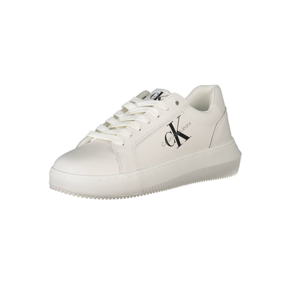 Calvin Klein White Polyester Women Sneakers