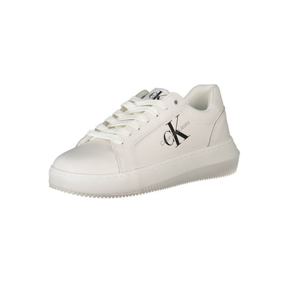 Calvin Klein White Polyester Women Sneakers
