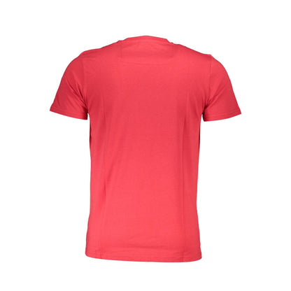 Cavalli Class Red Cotton Men T-Shirt