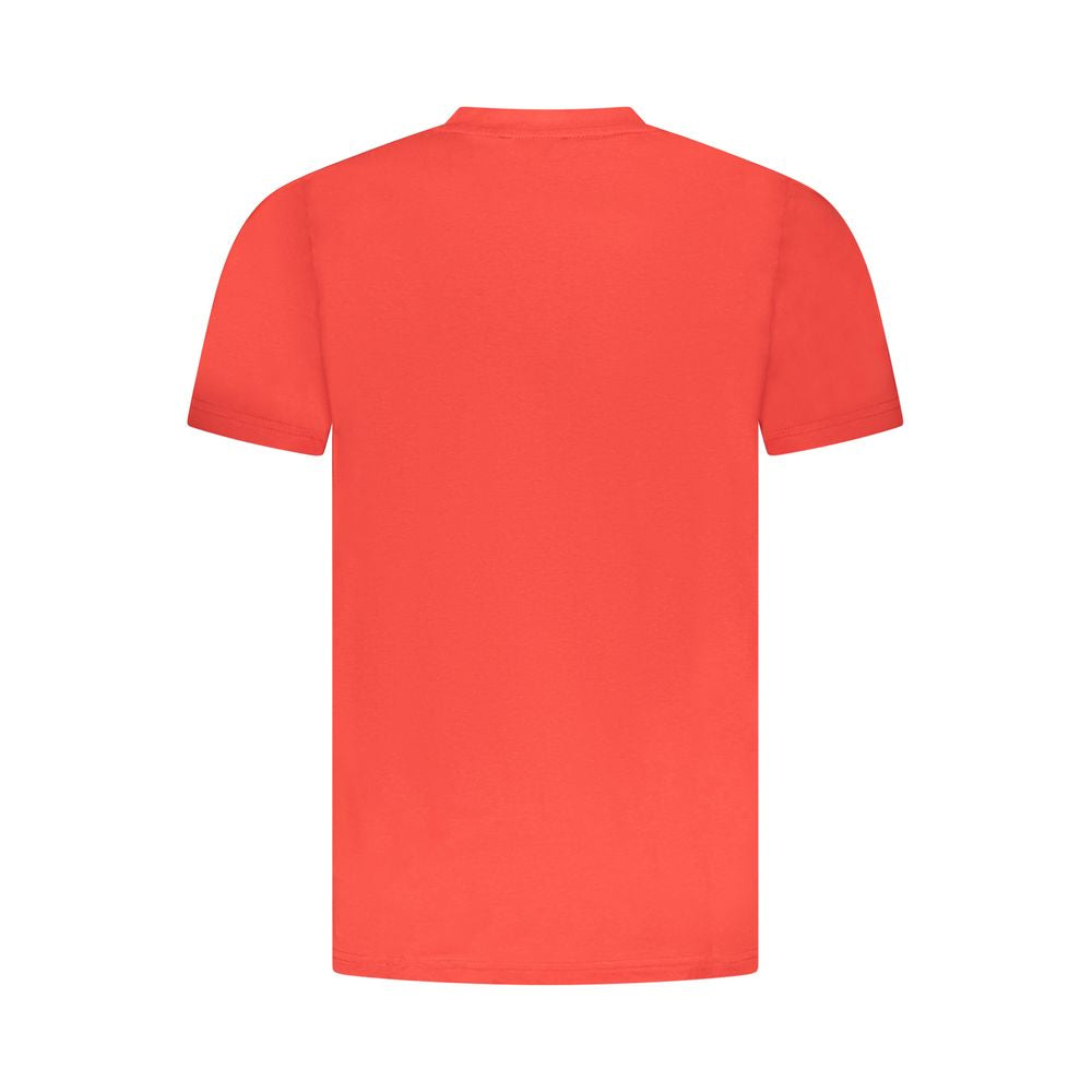 Cavalli Class Red Cotton Men T-Shirt