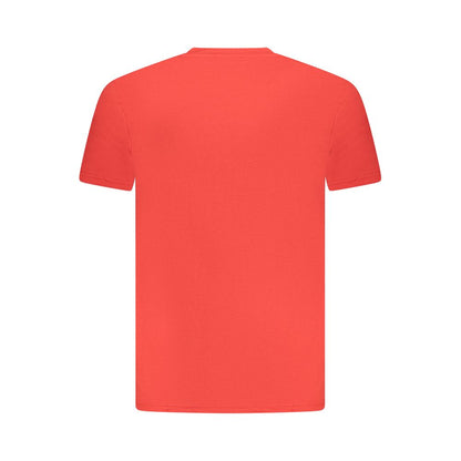 Cavalli Class Red Cotton Men T-Shirt