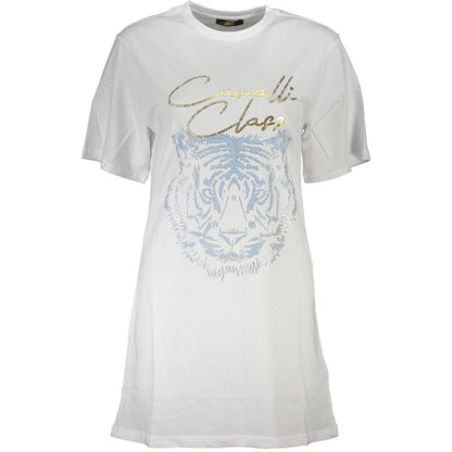 Cavalli Class White Cotton Women Top