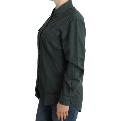 Cavalli Gray button down shirt